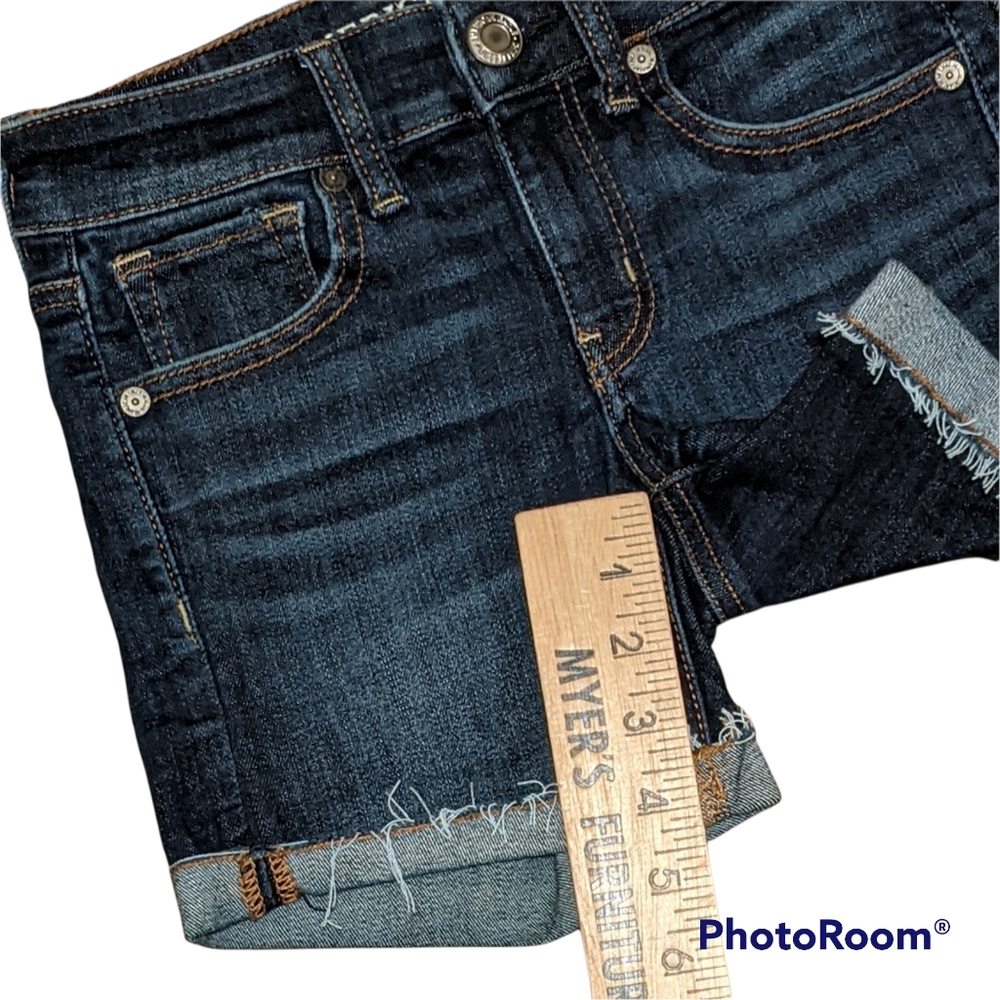 American Eagle denim cut off shorts 00 - Picture 6 of 9